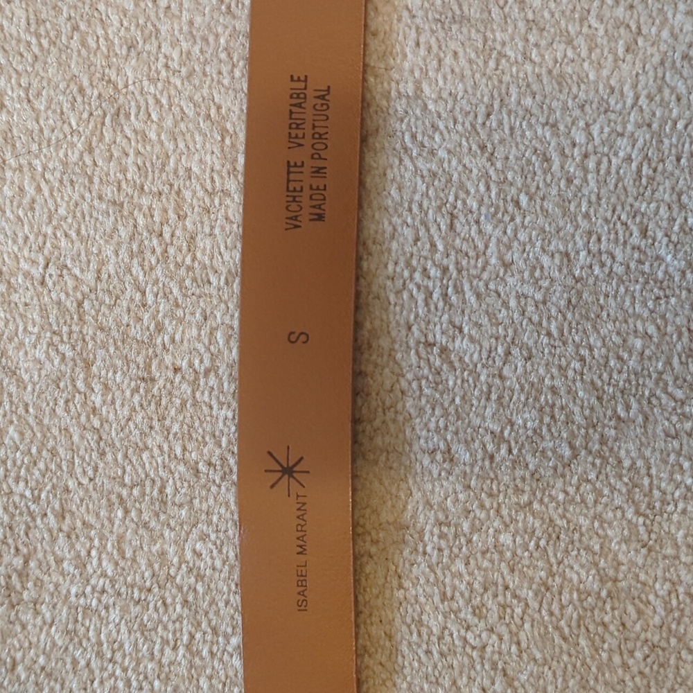 Isabel Marant leather tan belt, size S - Picture 4 of 11